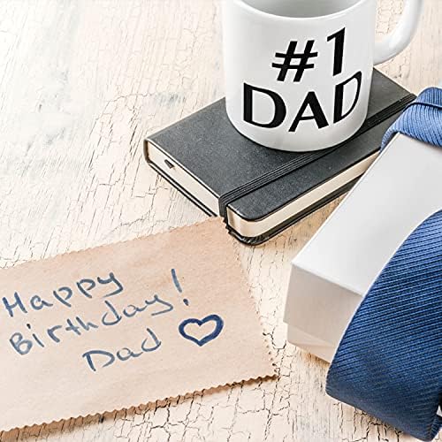 Zenply Best Dada Mug, Dad Coffee Mug, 11 oz, Funny Coffee Mugs Novelty, Dad Christmas Gifts for Father Birthday Presents for Dada Husband Grandpa From Daughter Son Wife, Printed on Both Sides