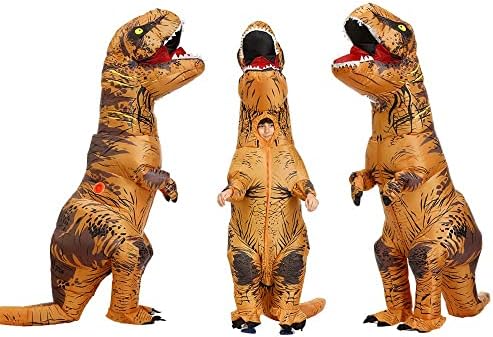 Inflatable Dinosaur Costume, Blow Up Dinosaur Costume, Dino Party Halloween Cosplay Christmas Costume
