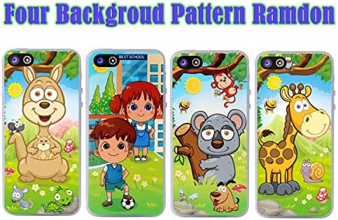 Cooplay Baby IQ Phone Toy Play Music Phone Shape Early Electronic Mobile Songs Learning Smartphone Toddler Education Lights for Christmas Kids