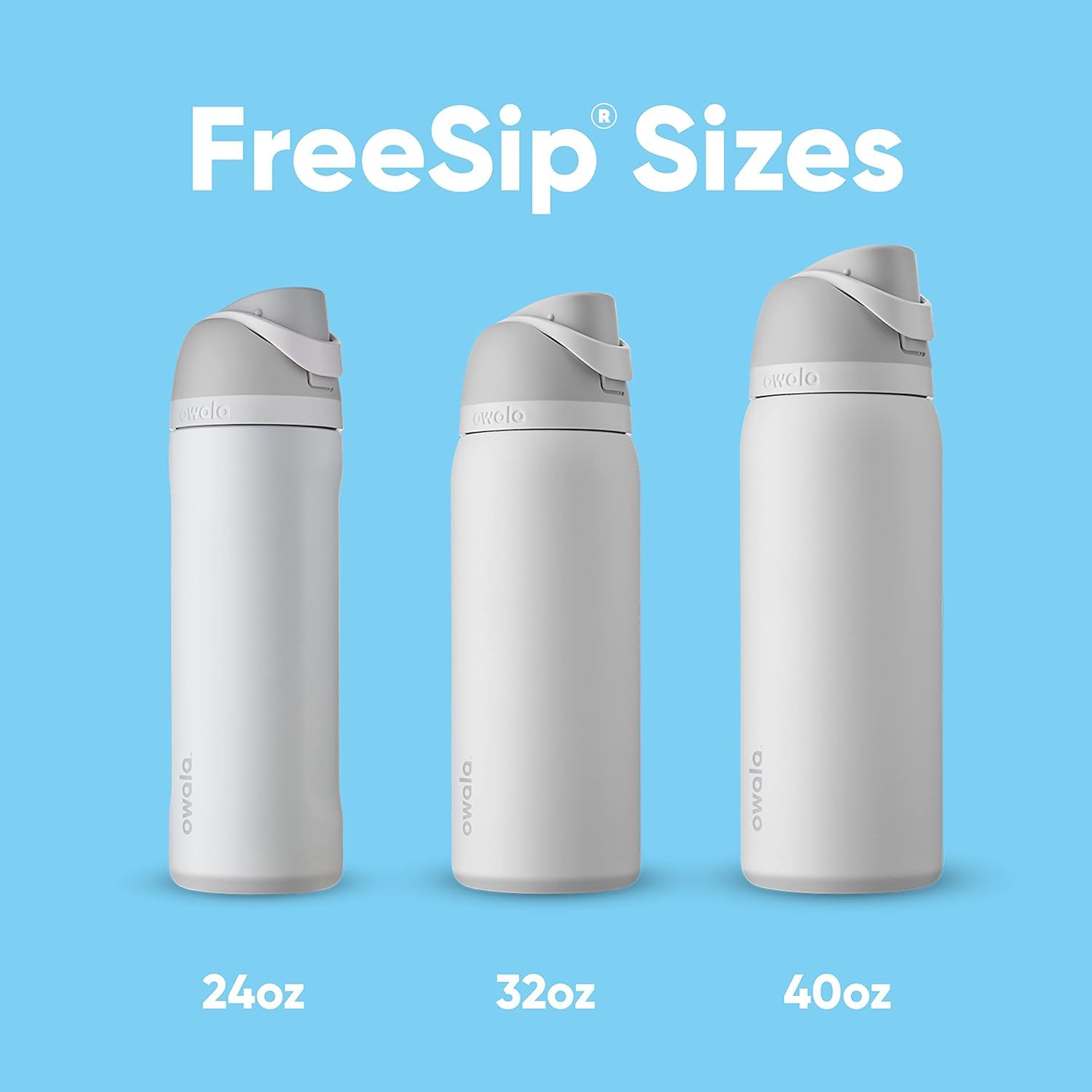 Owala FreeSip Insulated Stainless Steel Water Bottle with Straw for Sports, Travel, and School BPA-Free Sports Water Bottle, 40 oz, Surfs Edge