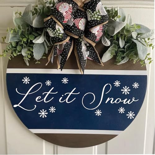 12 Pcs Christmas Stencils Reusable Let it Snow Believe Stencil Template Merry Christmas Stencils for Painting on Wood DIY Crafts Window Doormat Door Hanger Sign (12 Christmas)