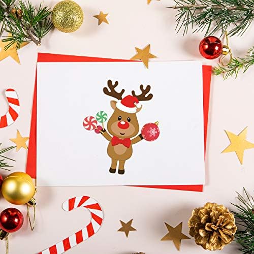 Ceiba Tree 48 Pcs Christmas Stickers Make Your Own Christmas Sticker Sheets for Kids Home Classroom Party Favor Art Craft School Rewards