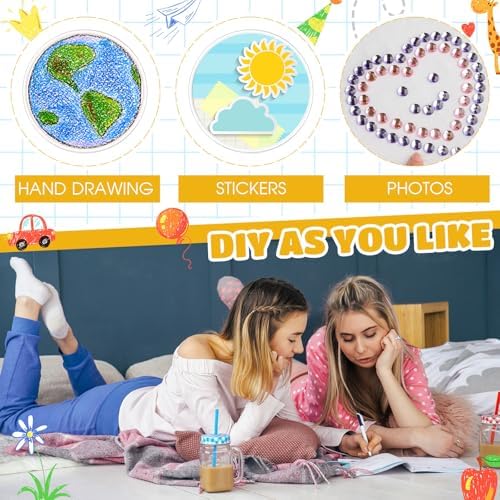 XunYee 20 Pcs Blank White Button Pins 2.25 Inch/ 58 mm DIY Craft Button with White Pins Design Making Kit for Crafts Christmas Supplies, DIY Badges