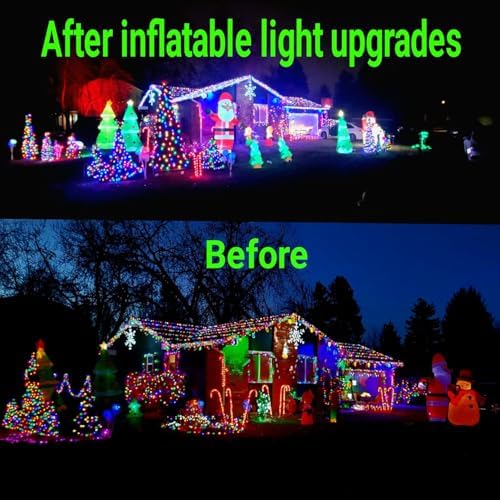 LED Module,Replacement Lights For Inflatables White 20pcs 9.8 Ft 5730 SMD 150LM Per LED Module IP65 Waterproof Christmas Inflatables Light for Letter Sign with Tape Adhesive Backside (White Light)