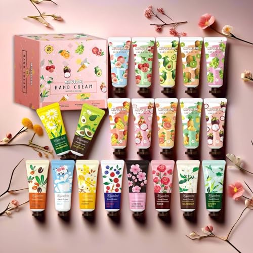 20 Pack Hand Cream Gift Set, Natural Plant Scents, Moisturizing Hand Lotion Travel Size,Gifts for Women, Birthday, Mother's Day, Valentine's Day, Christmas, Thank You Gifts