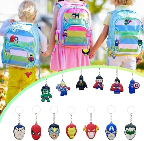 20 Children's Party Favors key chains,, fillers, Christmas gifts, holiday accessories, suitable for children's birthday school carnival rewards, reward boxes, classroom Easter GiftsGuoiondw