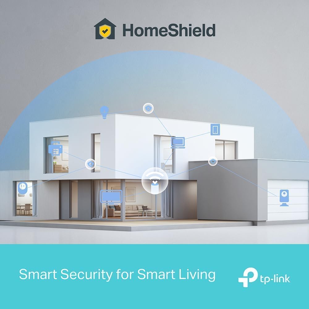 TP-Link Deco 7 Pro BE63 Tri-Band WiFi 7 BE10000 Whole Home Mesh System- 6-Stream 10 Gbps, 4X 2.5G Ports Wired Backhaul, 4X Smart Internal Antennas, VPN, HomeShield, Free Expert Support (1-Pack)