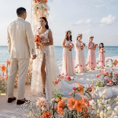 12 Inch 10 Sets Metal Floral Hoop Centerpiece with Wood Stands and LED Fairy Lights, Gold Metal Rings for Christmas Party Dream Catcher Wedding Table Wreath Decor, Wall Hanging Wreaths