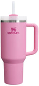 STANLEY Quencher H2.0 Tumbler with Handle and Straw 40 oz | Flowstate 3-Position Lid | Cup Holder Compatible for Travel | Insulated Stainless Steel Cup | BPA-Free | Peony