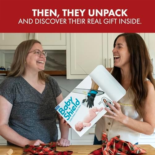 Prank-O Baby Shield – Funniest Prank Gift Box | Hilarious Empty Gag Gift for White Elephant & Christmas 2025 | Funny Gift Box for Coworkers, Friends & Men Who Have Everything, As Seen on Shark Tank