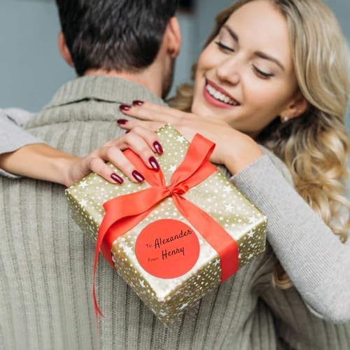 2.5 Inch Halloween to/from Stickers - 315 Pack Christmas Valentine Gift Labels, 9 Colors Easy Remove Circle Stickers Self-Adhesive Blank Seal Labels for Party Favors Marking