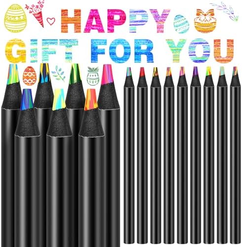 16 Pcs Rainbow Colored Pencils, Art Supplies Stocking Stuffers for Kids, Creative Teens Gifts Trendy Stuff for Girls Age 5-12, Great Party Favors Gift for Birthday/ Valentine's Day/ Easter/ Christmas
