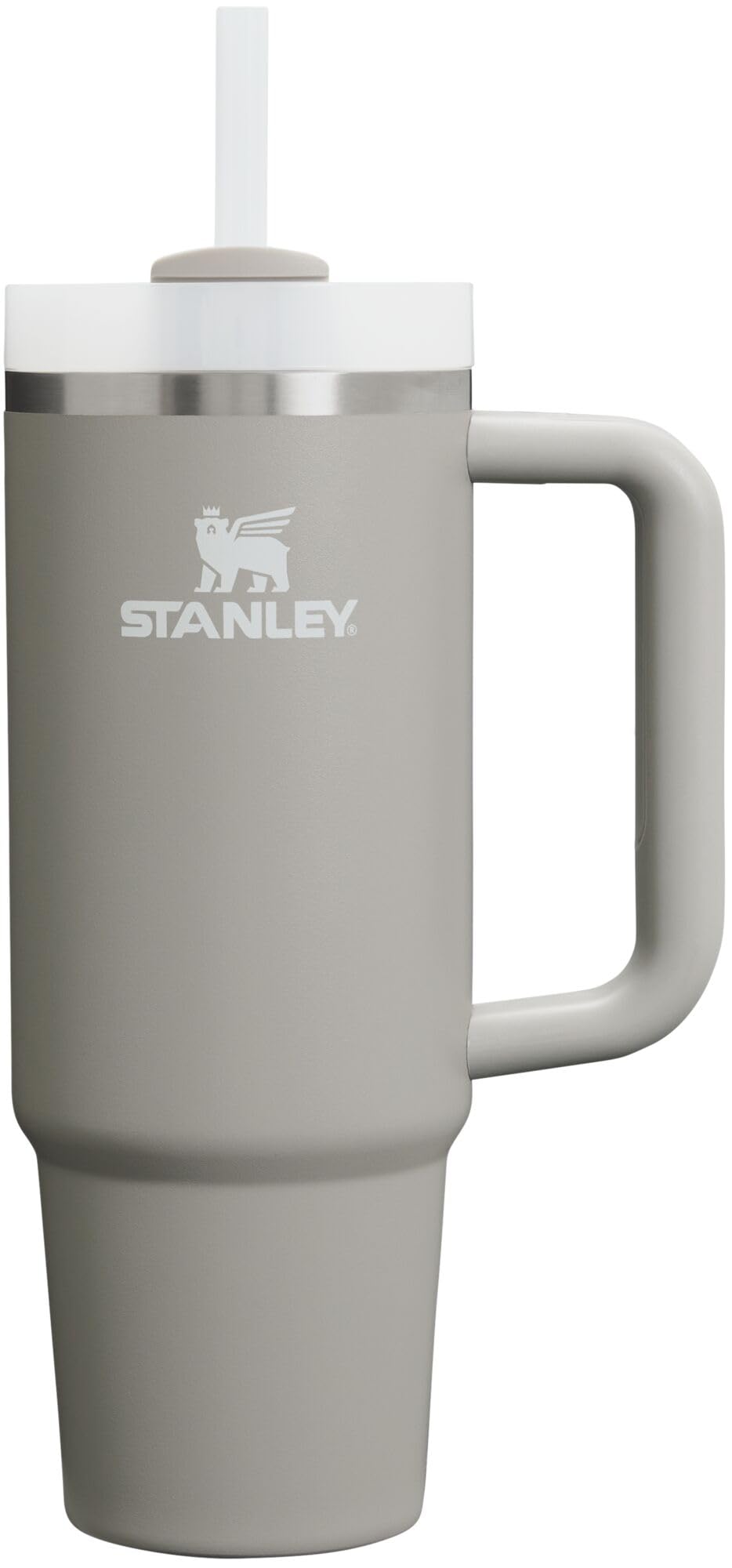STANLEY Quencher H2.0 Tumbler with Handle and Straw 30 oz | Flowstate 3-Position Lid | Cup Holder Compatible for Travel | Insulated Stainless Steel Cup | BPA-Free | Ash
