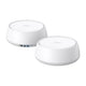 TP-Link Deco 7 BE25 Dual-Band BE5000 WiFi 7 Mesh Wi-Fi System | 4-Stream 5 Gbps, 240 Mhz Channels | Covers up to 4,600 Sq.Ft | 2X 2.5G Ports Wired Backhaul | VPN,MLO, AI-Roaming, HomeShield, 2-Pack