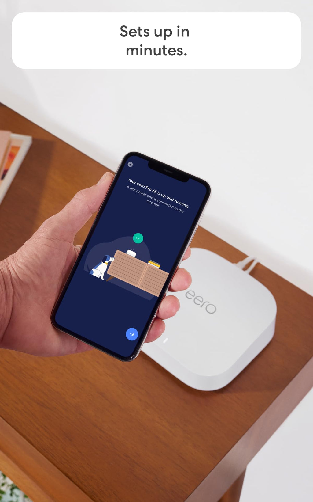 Amazon eero Pro 6E mesh wifi system - Supports internet plans up to 2.5 Gbps, Coverage up to 4,000 sq. ft., Connect 100+ devices, 2-pack