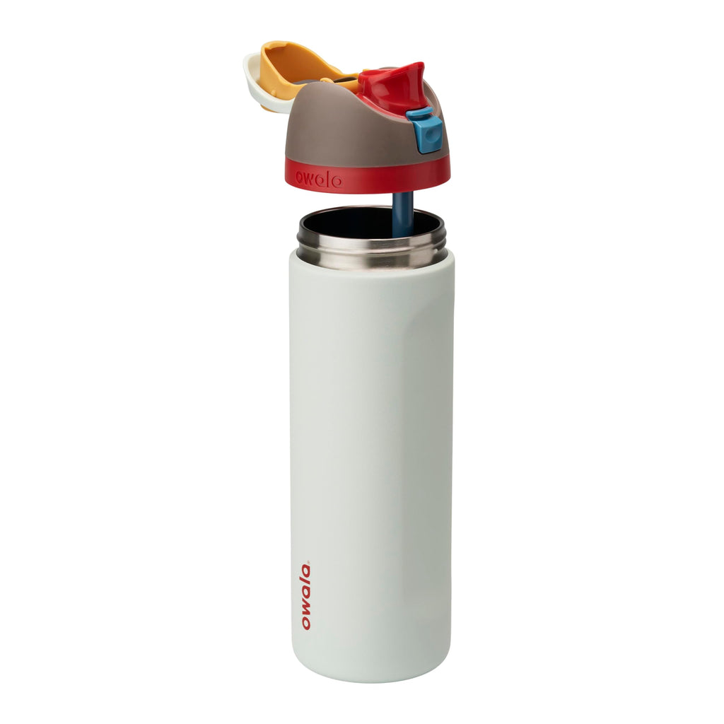Owala FreeSip Insulated Stainless Steel Water Bottle with Straw, BPA-Free Sports Water Bottle, Great for Travel, 24 Oz, Boneyard