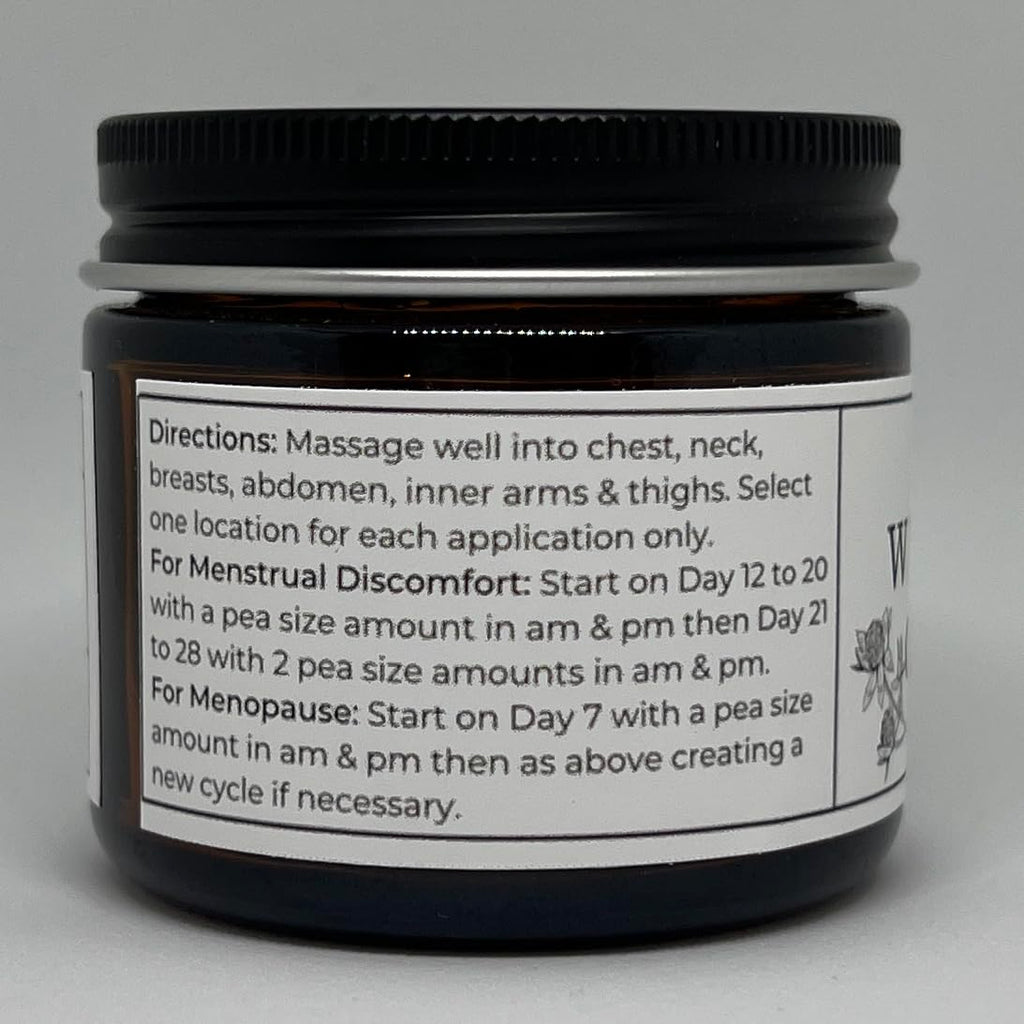 Faith and Grace Organics Wild Yam Cream for Women, Organic Hormone Balancing, PMS, Menopause & Perimenopause- 2 oz