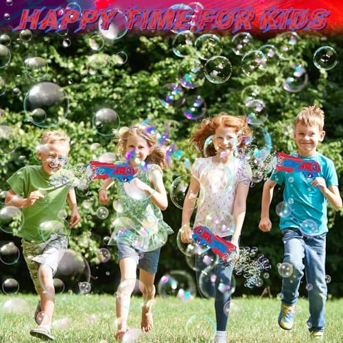 Spider-Bubble Machine Gun for Kids: Toys for 3+ Year Old Boys, Spider Toys for Boys 4-6, Outsider&Outdoor Toy for Toddlers 3-5, Christmas, Summer, Wedding, Party Favors, Halloween, Birthday Gifts
