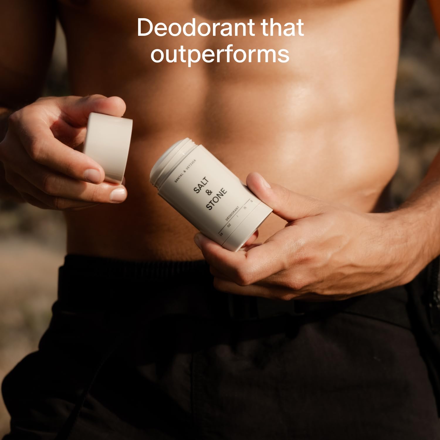 Salt & Stone Aluminum Free Deodorant | Extra Strength 48 Hour Protection for Women & Men | Made with Seaweed Extracts, Niacinamide & Prebiotics | Mini Deodorant Discovery Set