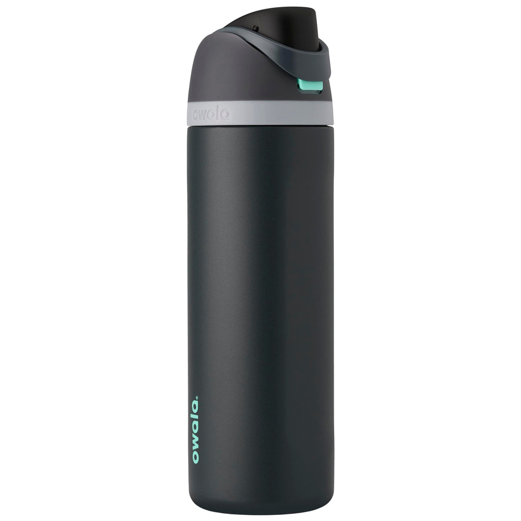 Owala FreeSip Insulated Stainless Steel Water Bottle with Straw for Sports and Travel, BPA-Free, 24oz, Foggy Tide