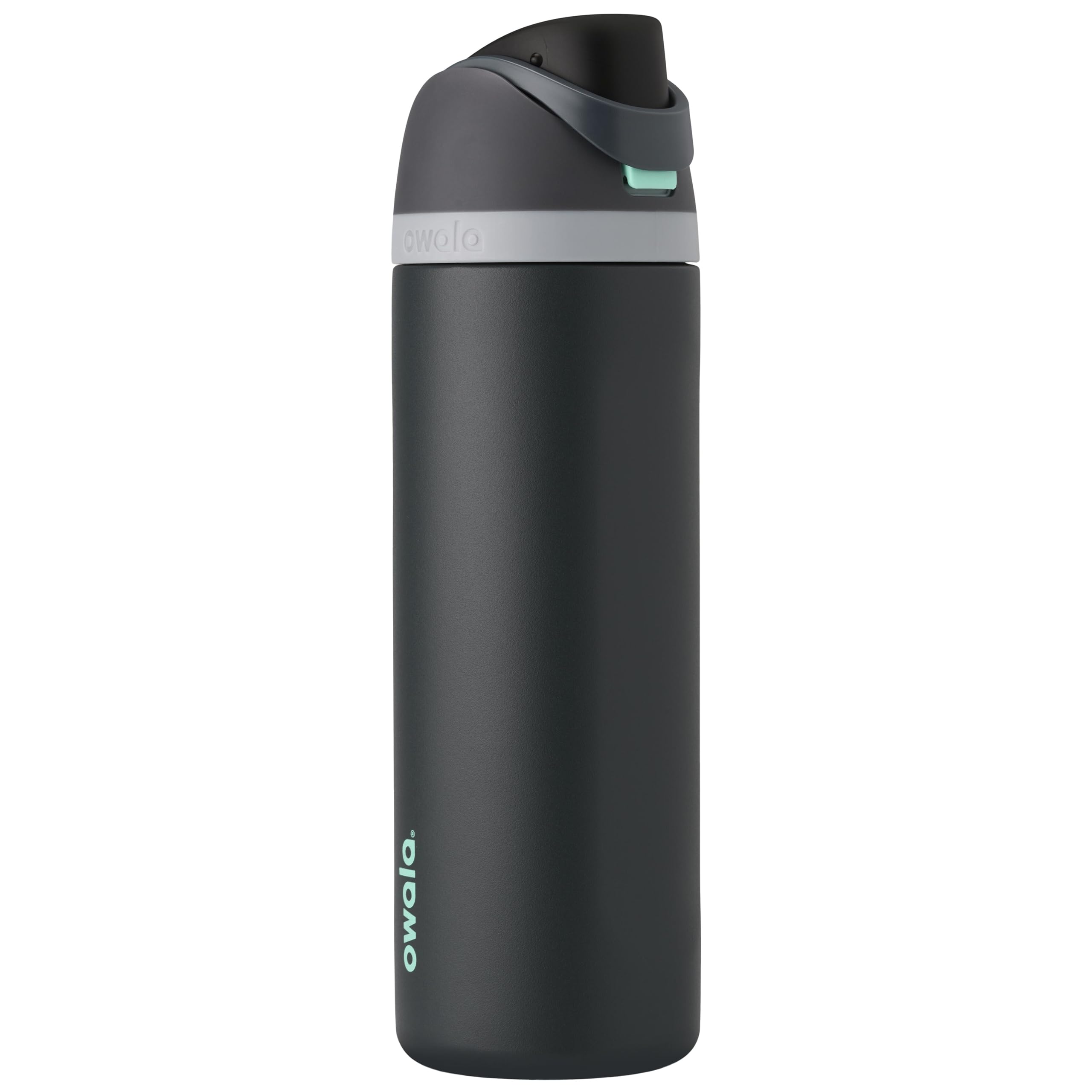 Owala FreeSip Insulated Stainless Steel Water Bottle with Straw for Sports and Travel, BPA-Free, 24oz, Foggy Tide