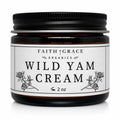 Faith and Grace Organics Wild Yam Cream for Women, Organic Hormone Balancing, PMS, Menopause & Perimenopause- 2 oz