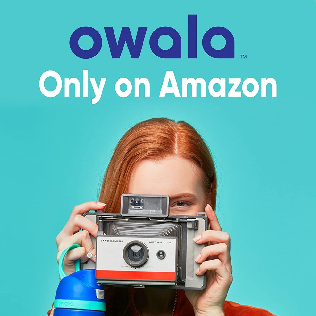 Owala FreeSip Insulated Stainless Steel Water Bottle with Straw for Sports and Travel, BPA-Free, 40oz, Dreamy Field