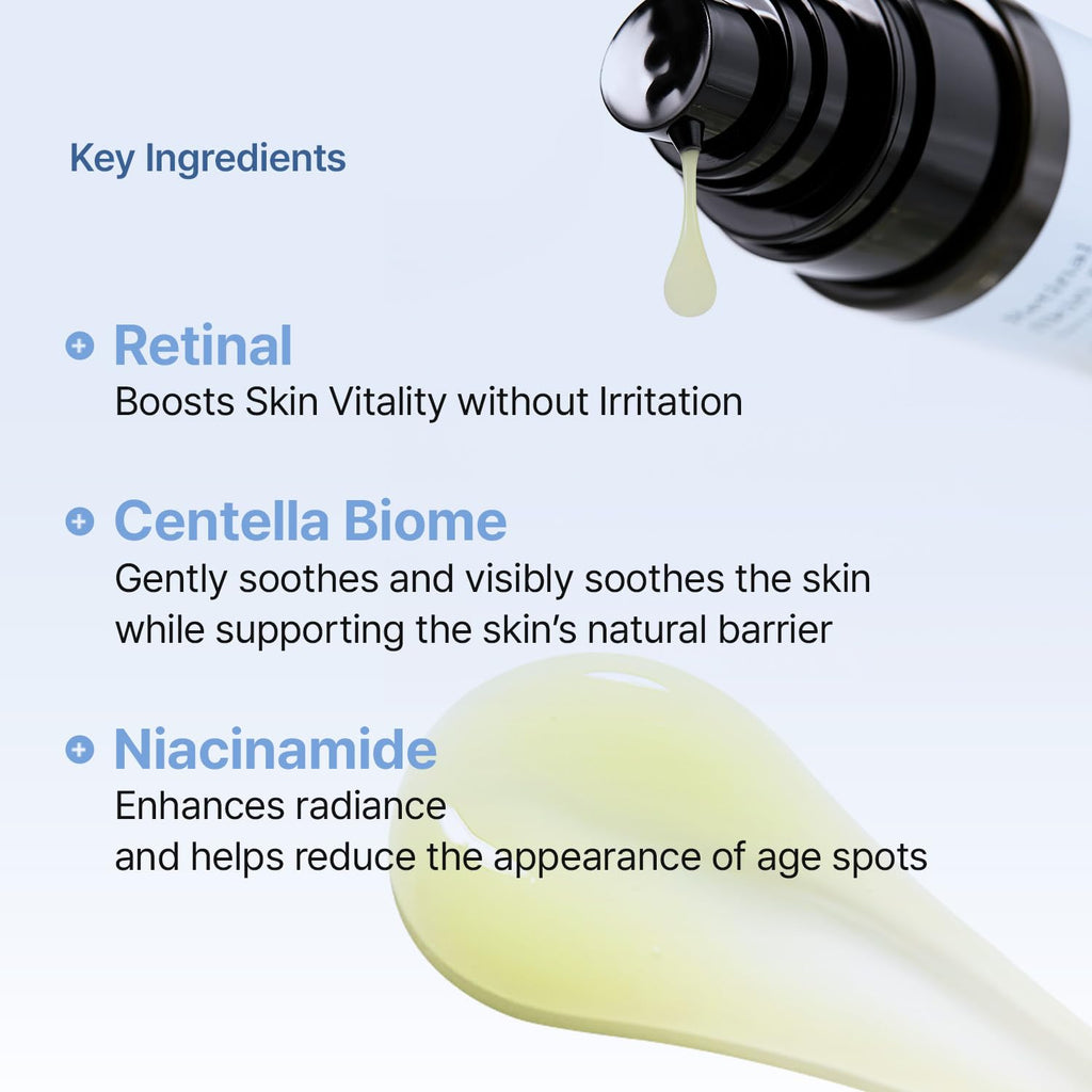 MEDITHERAPY Retinal Skin Booster Serum | Retinaldehyde, Niacinamide Anti-Aging Serum - K-Beauty Facial Serum for Fine Lines, Firming & Radiance | Hydrating Face Serum All Skin Types, 5.07 fl oz