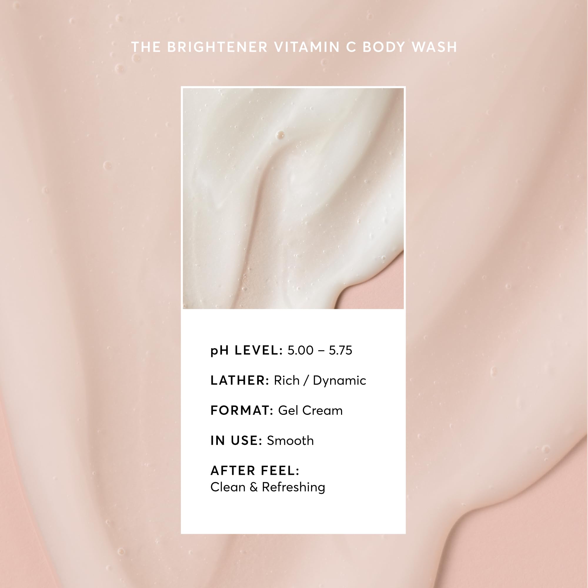 Naturium The Brightener Vitamin C Body Wash, Gentle Cleanser for Smoother-Looking Skin, Removes Dirt, Oil & Other Impurities, 16.9 oz