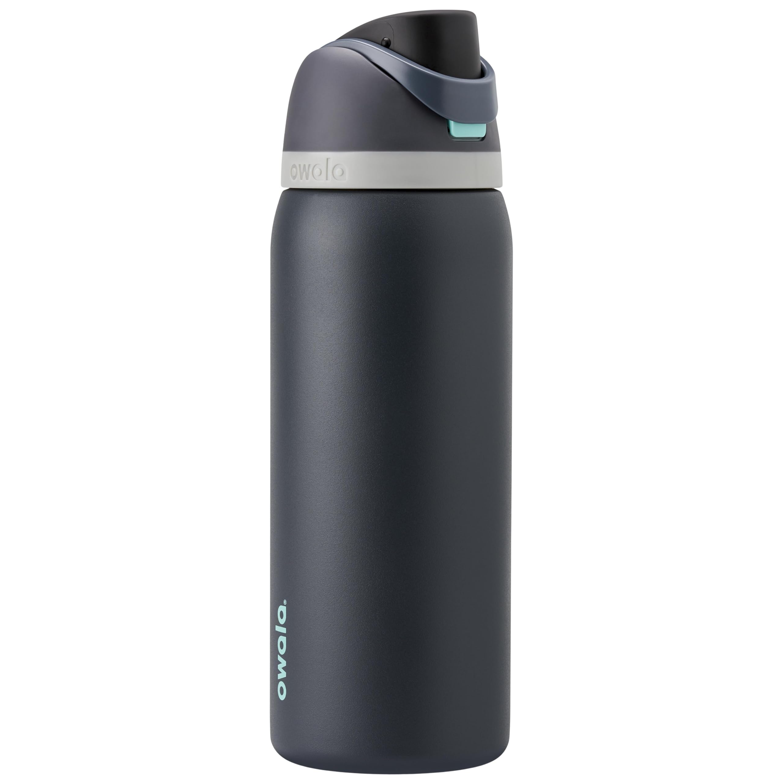Owala FreeSip Insulated Stainless Steel Water Bottle with Straw for Sports and Travel, BPA-Free, 32oz, Foggy Tide