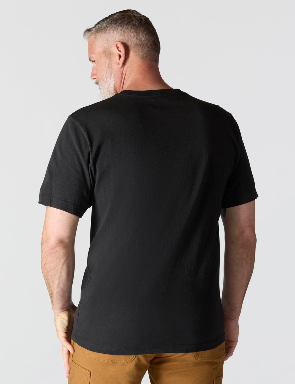Carhartt Men's Iconic K87 Pocket T-Shirt, Black, Large