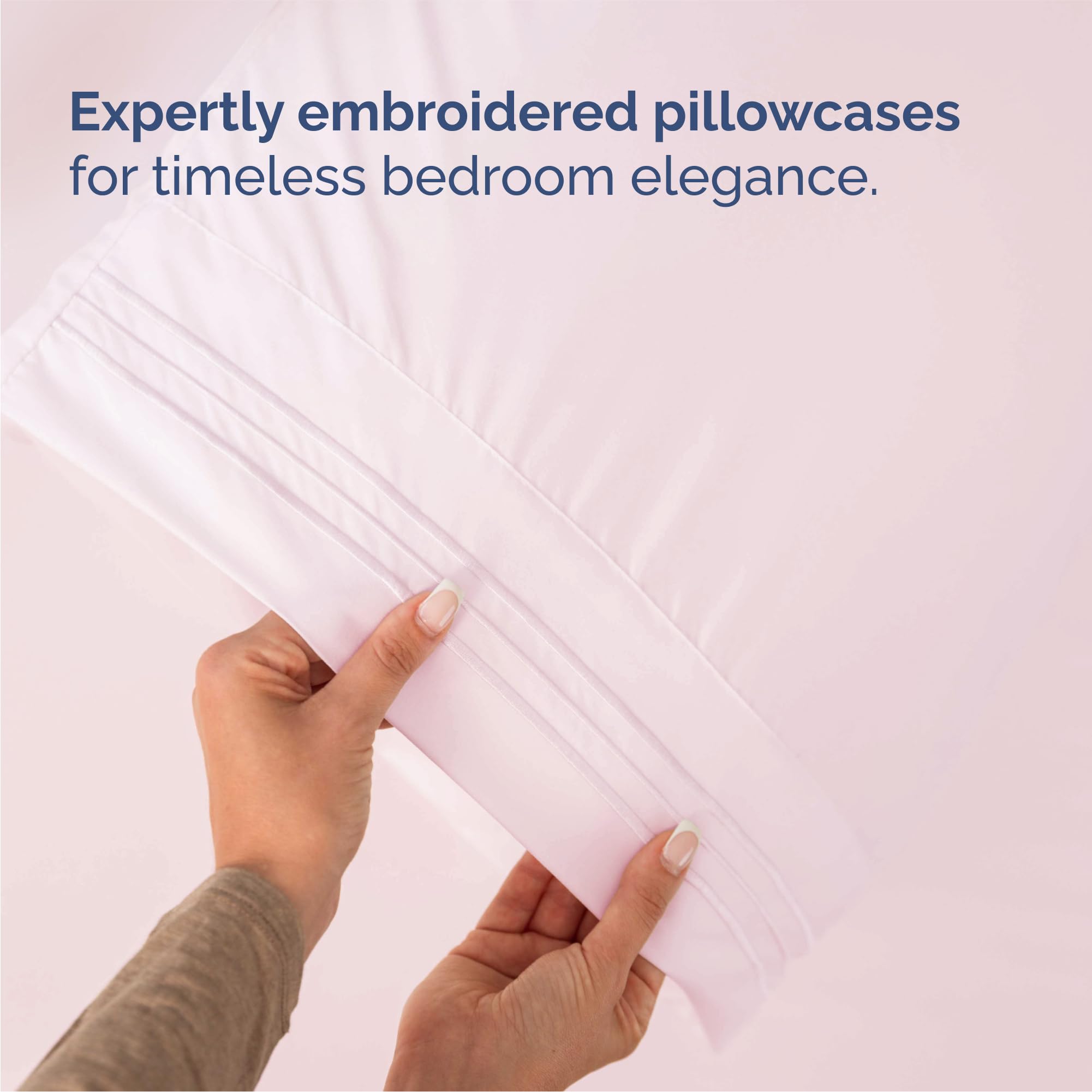 Queen Size 4 Piece Sheet Set - Comfy Breathable & Cooling Sheets - Hotel Luxury Bed Sheets for Women & Men - Deep Pockets, Easy-Fit, Soft & Wrinkle Free Sheets - Lavender Pink Oeko-Tex Bed Sheet Set