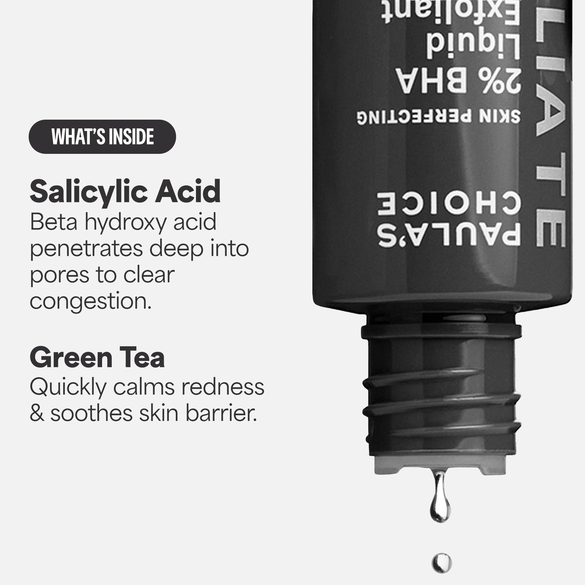 Paula's Choice Skin Perfecting 2% BHA Liquid Salicylic Acid Exfoliant, Gentle Facial Exfoliator for Blackheads, Large Pores, Wrinkles & Fine Lines, Travel Size, 1 Fluid Ounce