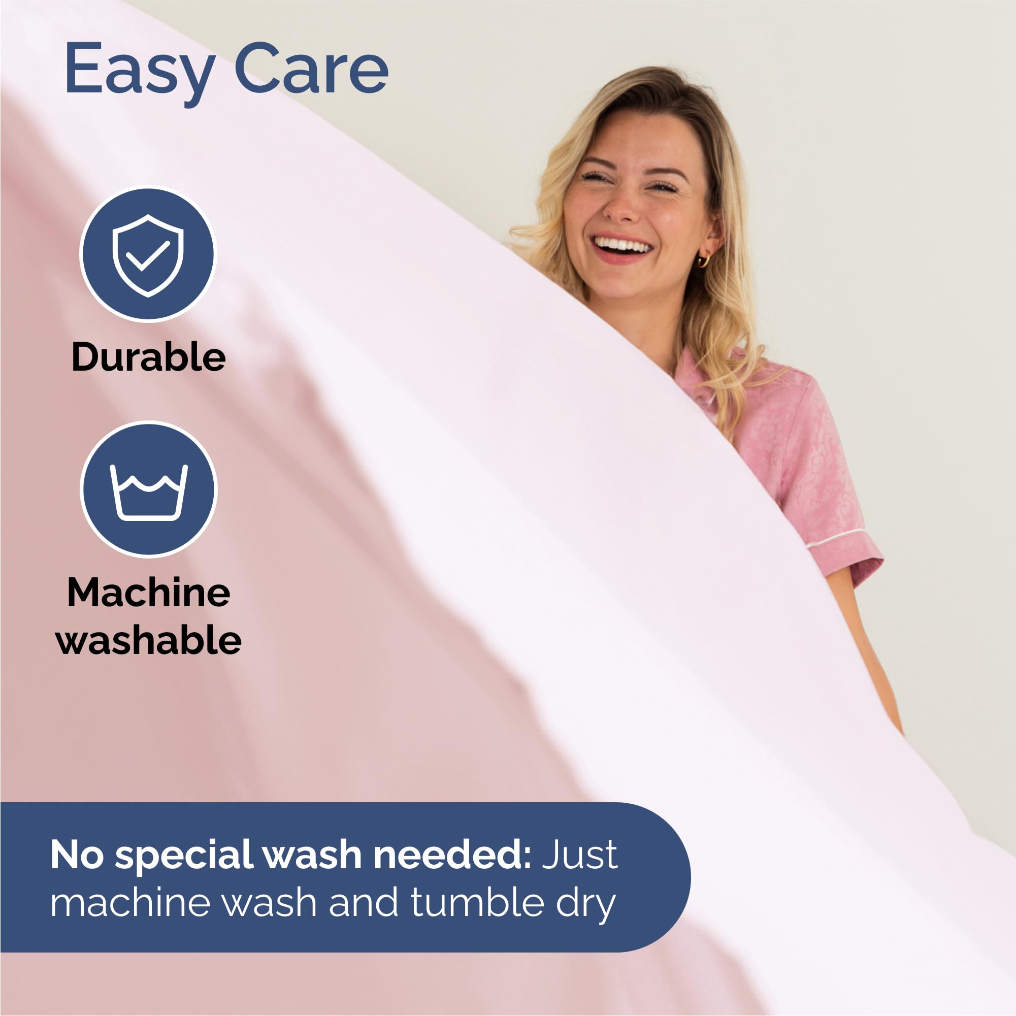 Queen Size 4 Piece Sheet Set - Comfy Breathable & Cooling Sheets - Hotel Luxury Bed Sheets for Women & Men - Deep Pockets, Easy-Fit, Soft & Wrinkle Free Sheets - Lavender Pink Oeko-Tex Bed Sheet Set