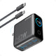 Anker MacBook Pro Charger,140W Max 4-Port GaN USB C Charger Block with Smart Display,Fast Charger USB C Power Adapter,Touch Controls for Macbook,iPad,iPhone 17/16 Series(Include 5FT Cable,Non-Battery)