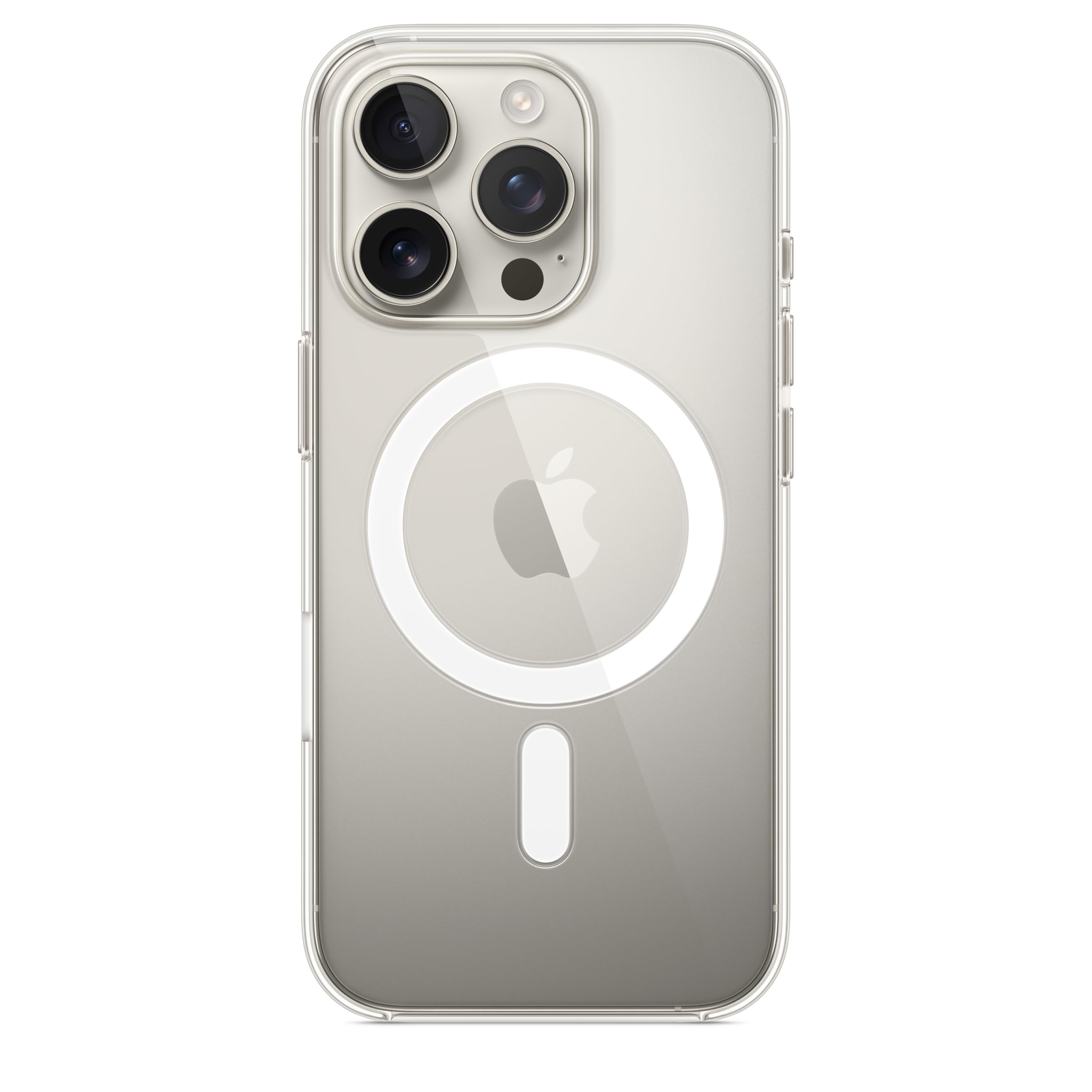 Apple iPhone 16 Pro Clear Case with MagSafe and Camera Control: Lightweight Phone Case, Wireless Charging Compatible, Smooth Glossy Finish