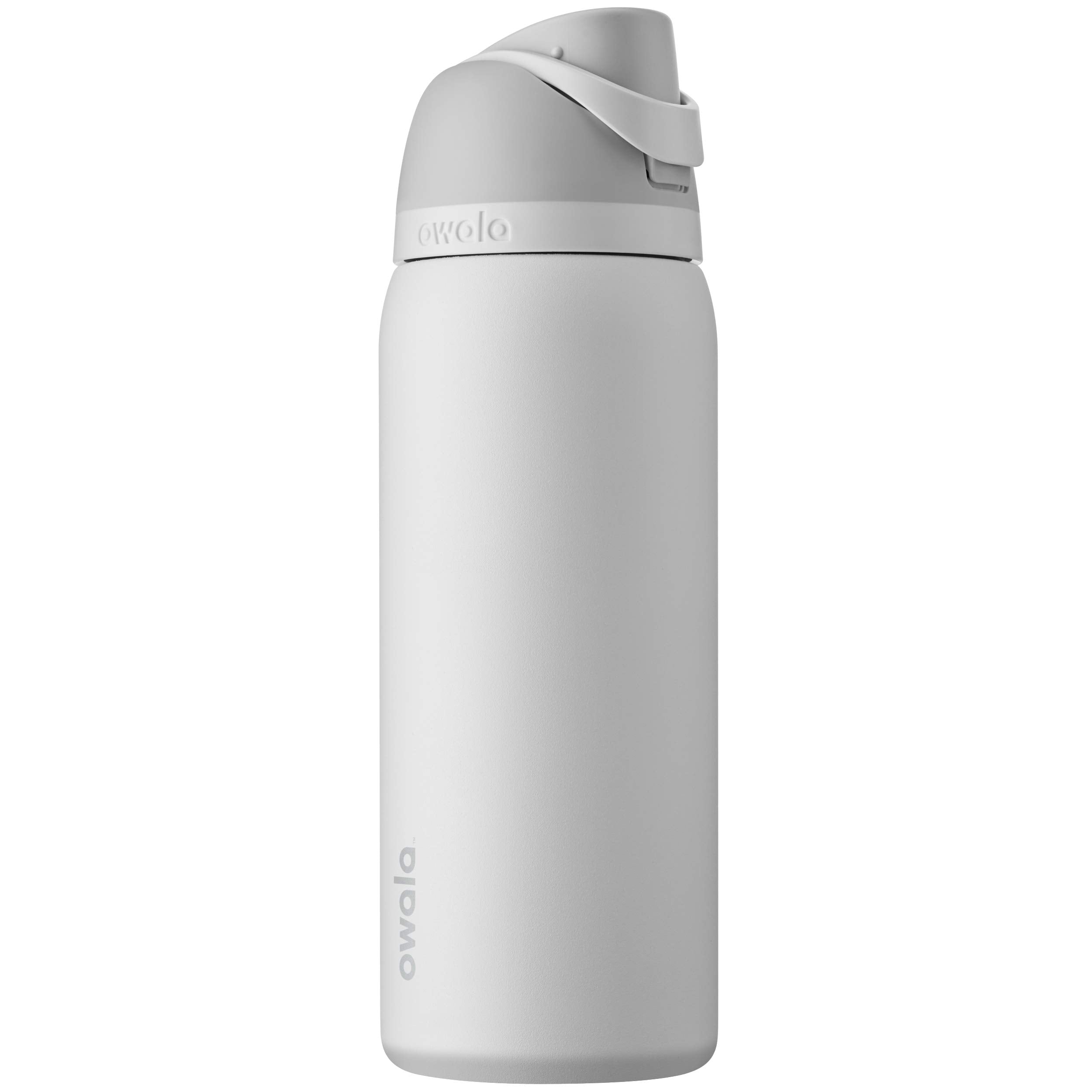 Owala FreeSip Insulated Stainless Steel Water Bottle with Straw, BPA-Free Sports Water Bottle, Great for Travel, 32 Oz, Shy Marshmallow