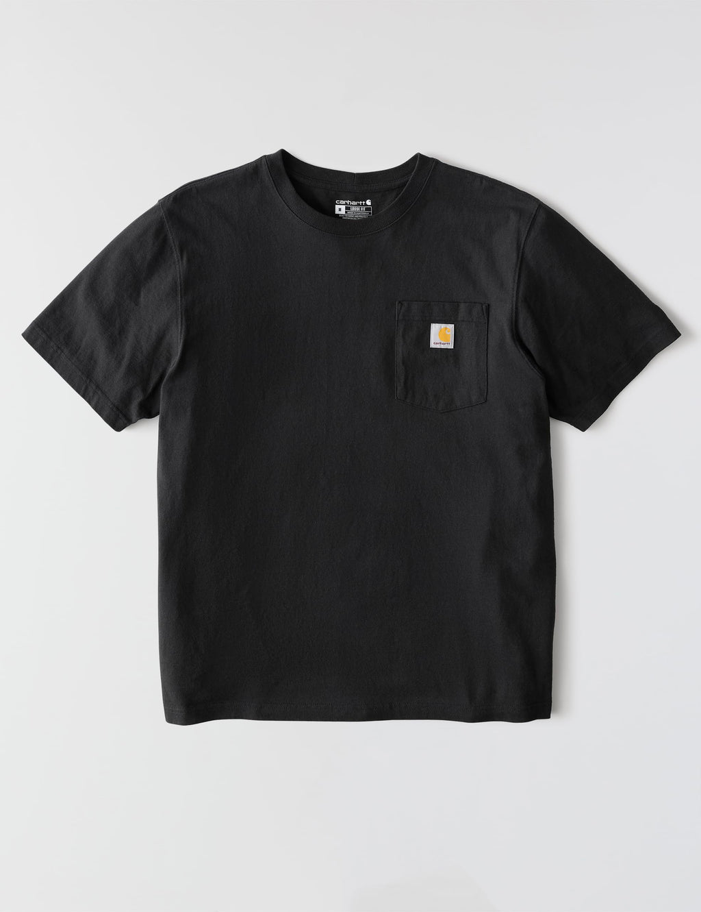 Carhartt Men's Iconic K87 Pocket T-Shirt, Black, Large