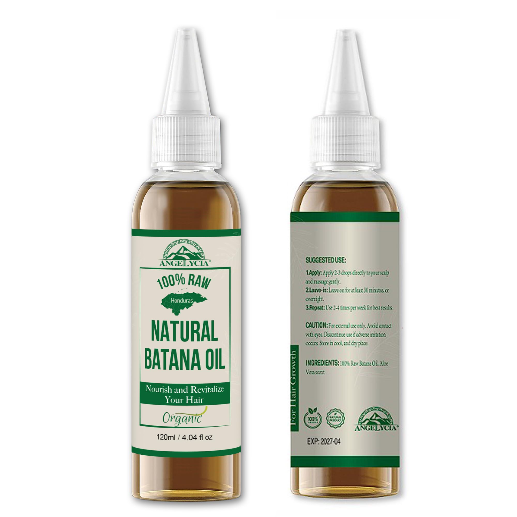 100% Organic Raw Batana Oil from Honduras for Growth, Nourishing & Strengthening All Hair Types | Dr. Sebi Hair Mask - Prevent Loss