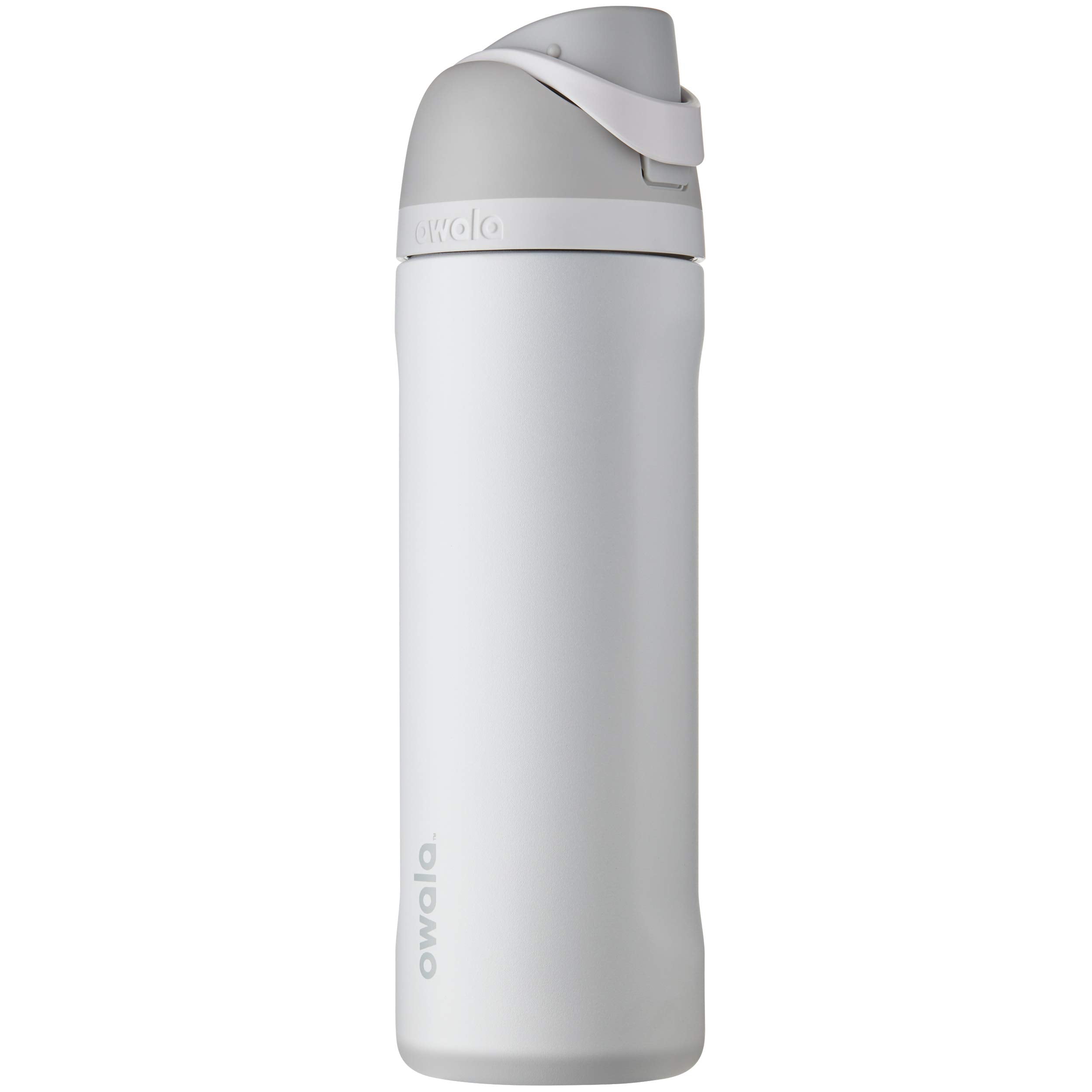Owala FreeSip Insulated Stainless Steel Water Bottle with Straw, BPA-Free Sports Water Bottle, Great for Travel, 24 Oz, Shy Marshmallow