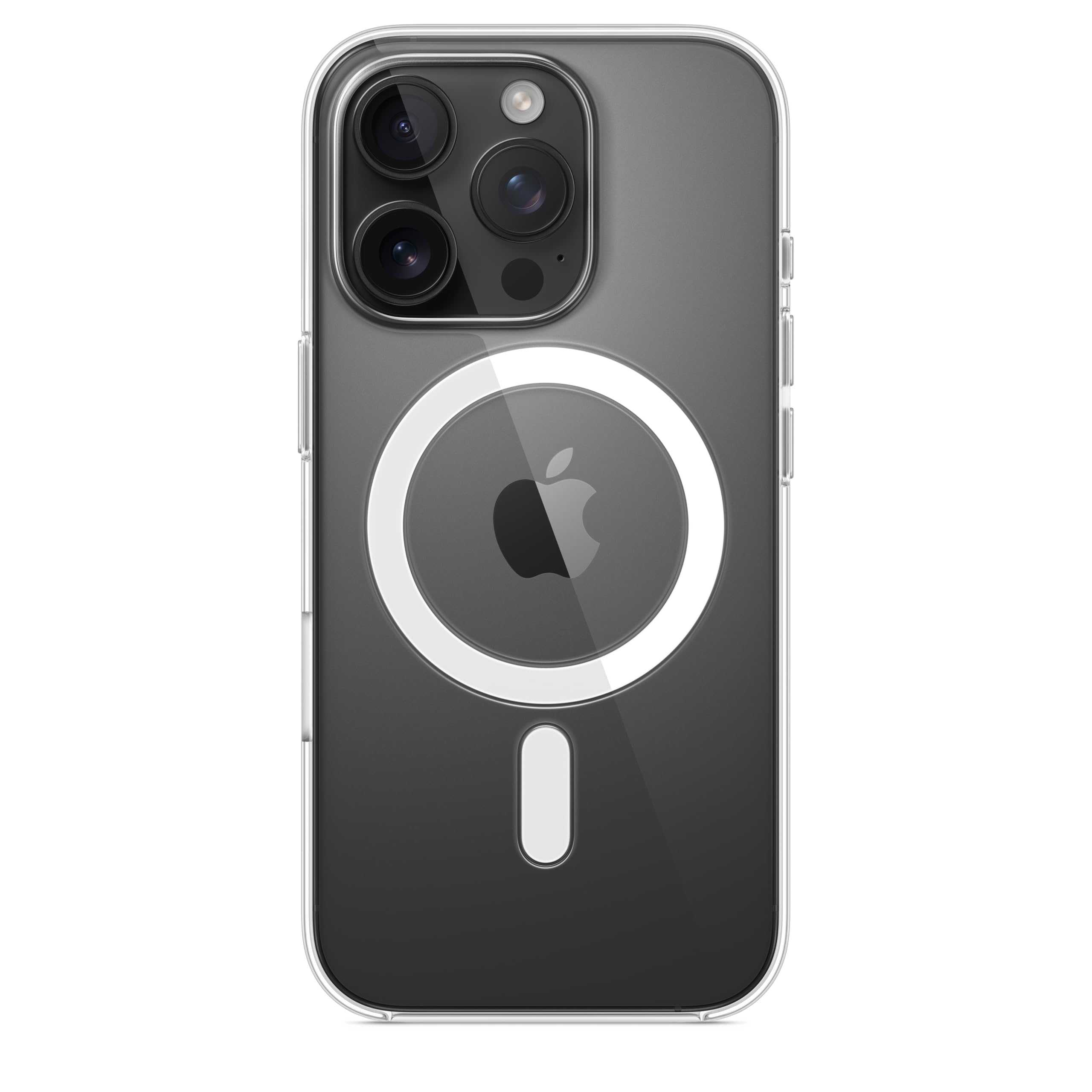 Apple iPhone 16 Pro Clear Case with MagSafe and Camera Control: Lightweight Phone Case, Wireless Charging Compatible, Smooth Glossy Finish