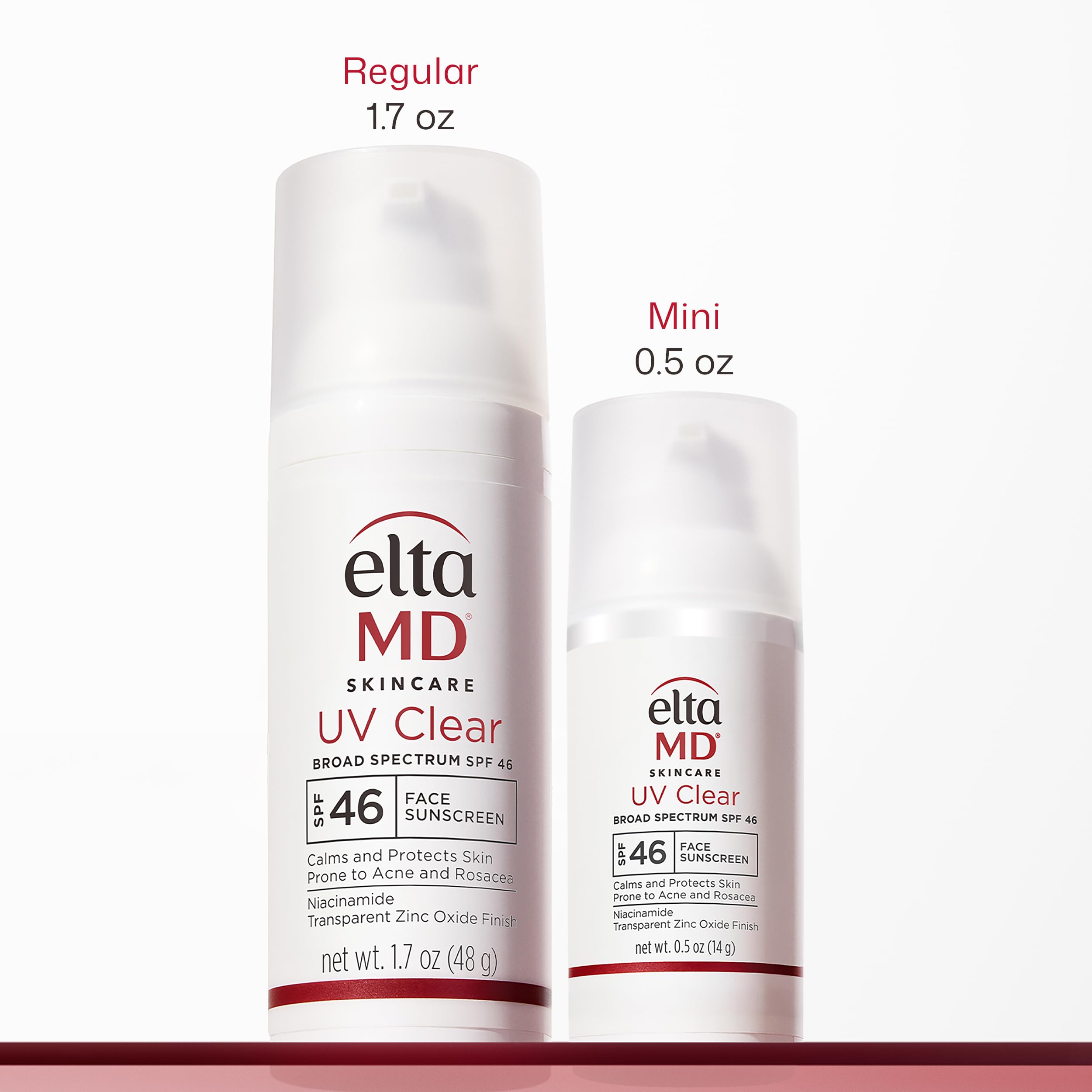EltaMD UV Clear Face Sunscreen SPF 46, Oil Free Sunscreen with Zinc Oxide, Dermatologist Recommended, 0.5 oz