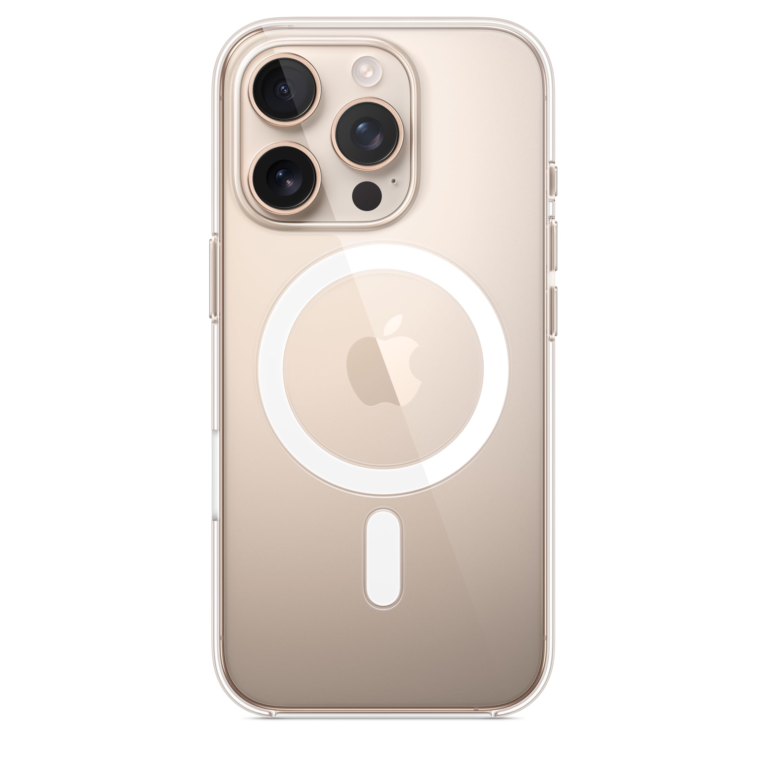 Apple iPhone 16 Pro Clear Case with MagSafe and Camera Control: Lightweight Phone Case, Wireless Charging Compatible, Smooth Glossy Finish