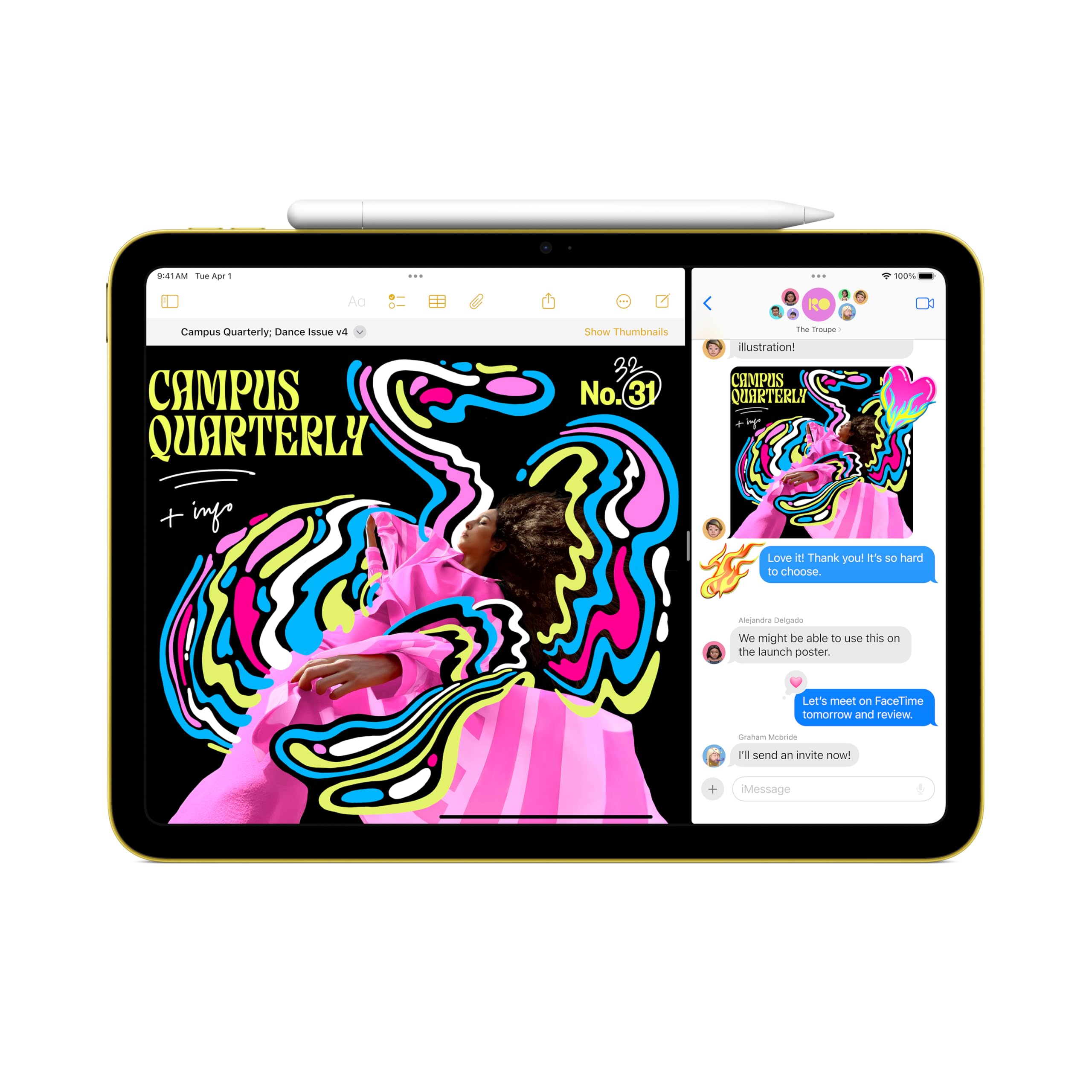 Apple iPad 11-inch: A16 chip, 11-inch Model, Liquid Retina Display, 256GB, Wi-Fi 6, 12MP Front/12MP Back Camera, Touch ID, All-Day Battery Life — Blue