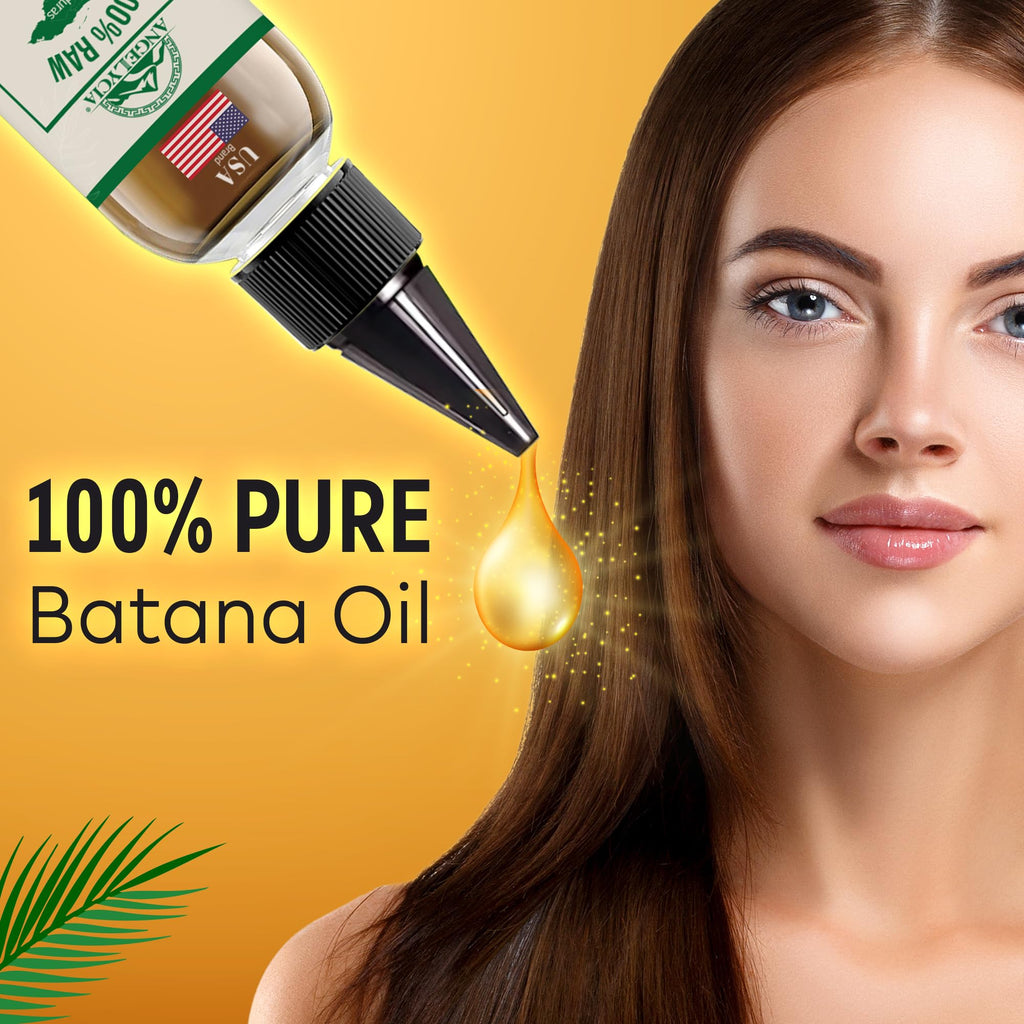 100% Organic Raw Batana Oil from Honduras for Growth, Nourishing & Strengthening All Hair Types | Dr. Sebi Hair Mask - Prevent Loss