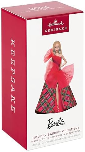 Hallmark Keepsake Christmas Ornament 2024, 2024 Holiday Barbie, Gifts for Her