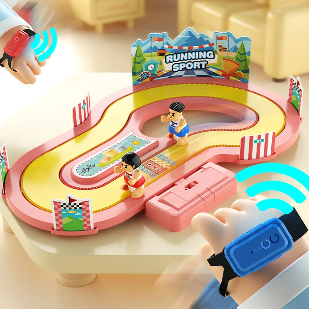 Wireless Motion Sensing Racing Board Game Two Player Interactive Tabletop Racing Control Boosts Reflexes & Coordination Gift