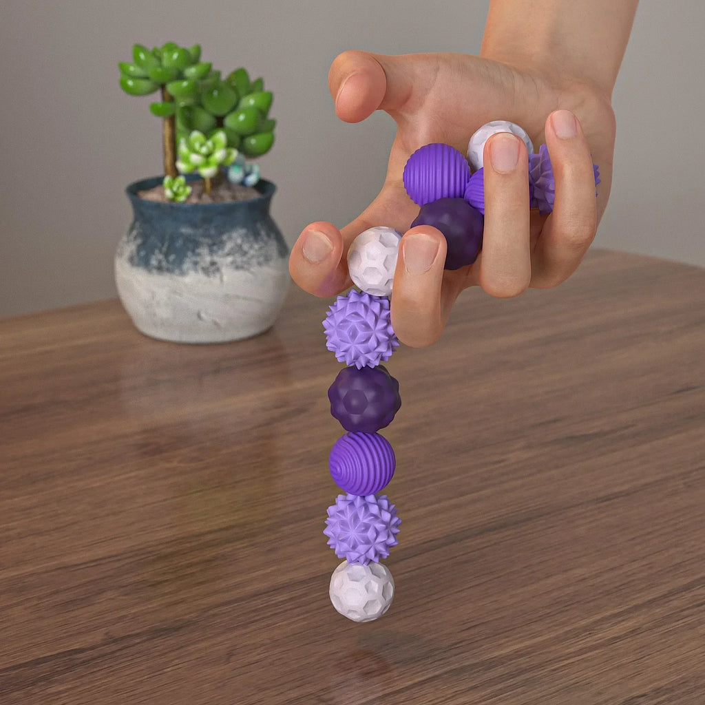Silicone Magnetic Fidget Balls Fidget Toys Stress Balls for Adults Sensory Stone Travel Toys for Calming Autism and ADHD